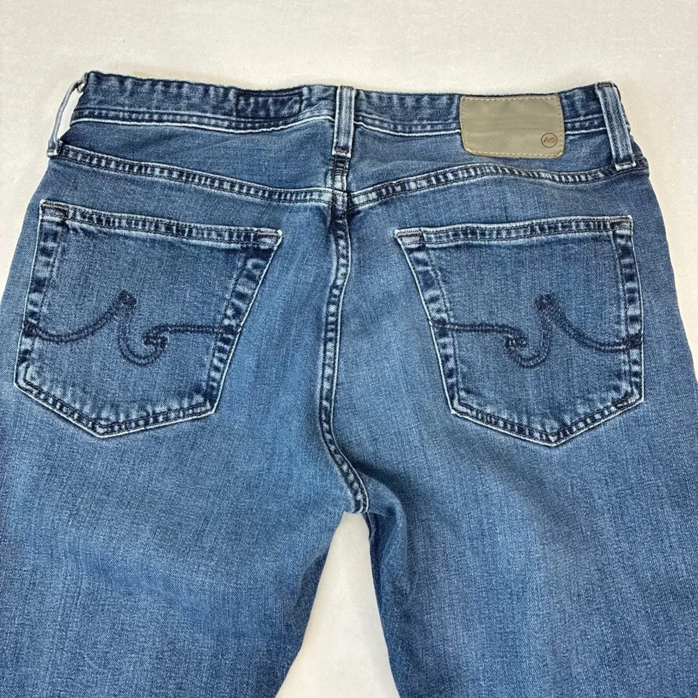 AG Adriano Goldschmied Everett Jeans Mens 33x30 Slim Straight Japanese Fabric